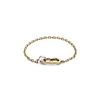Gucci - YBA786693001 – Link to Love Kettenarmband aus Gelb- und Weißgold