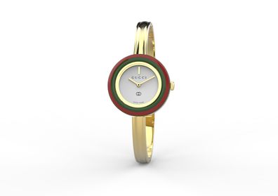 Gucci – YA151543 – Gucci Play 28 mm gelb vergoldetes Gehäuse, 7 austauschbare Keramik