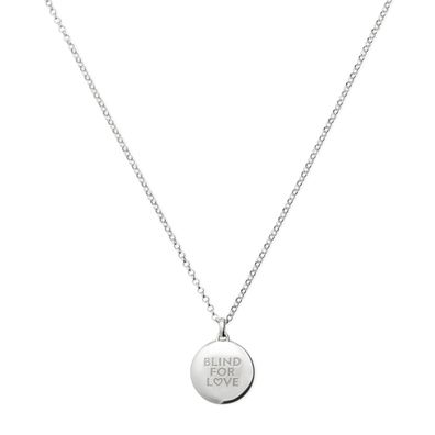 Gucci - YBB843587001 - Blind For Love Halskette Gucci Liebesherz aus passiviertem Sil