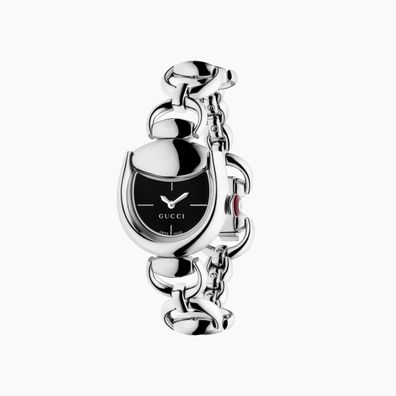 Gucci - YA168501 - Horsebit 27x25 MM Edelstahlgehäuse 
SCHWARZES Zifferblatt
edelstah