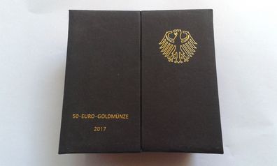 Etui 50 euro 2017 Lutherrose - Gold - keine Münze