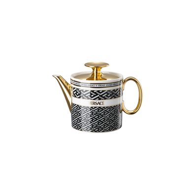 Rosenthal Versace Théière Signature Noir La Greca