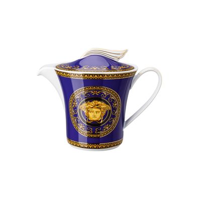 Rosenthal Versace Ikarus Medusa bleu Théière 6 p
