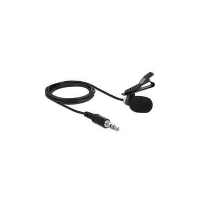 Delock DELOCK Krawatten Lavalier Mikro omnidirekt. Clip 3,5mm 3Pin