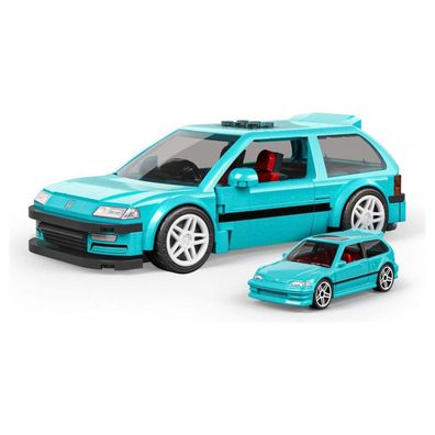 Hot Wheels Speed Series Mattel Brick Shop Bauset 1/32 Custom &rsquo;90 Honda Civic EF