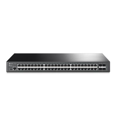 TP-LINK JetStream 48-Port-Gigabit-L2-Managed-Switch mit 4 SFP-Slots, Managed, L2, Gig