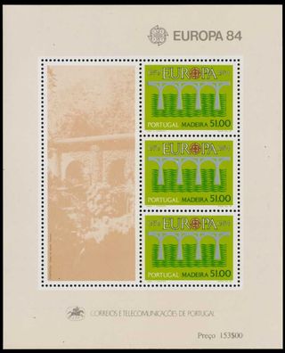Madeira Block 5 postfrisch S019C8E