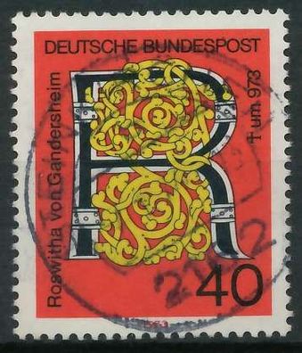 BRD 1973 Nr 770 zentrisch gestempelt X84FD76