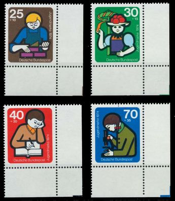 BRD 1974 Nr 800-803 postfrisch ECKE-URE X8502BA