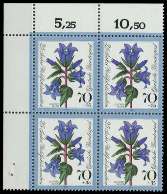 BRD BUND 1974 Nr 821 postfrisch Viererblock ECKE-OLI X850DE2