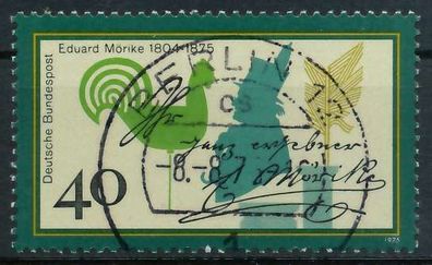BRD 1975 Nr 842 zentrisch gestempelt X85111A