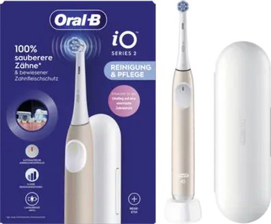 Oral-B iO Series 2 mit Reiseetui Calm Pink, Elektrische Zahnbürste