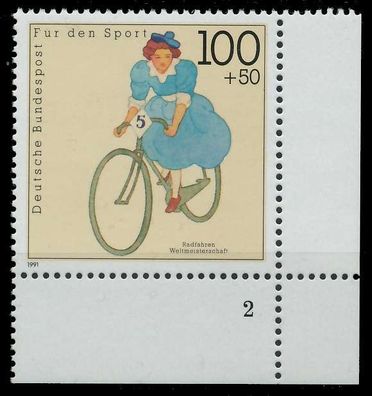 BRD 1991 Nr 1500 postfrisch Formnummer 2 X85D3AA