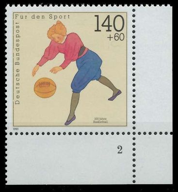 BRD 1991 Nr 1501 postfrisch Formnummer 2 X85D3DE