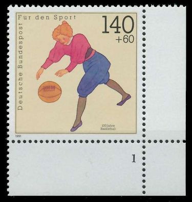 BRD 1991 Nr 1501 postfrisch Formnummer 1 S76329E