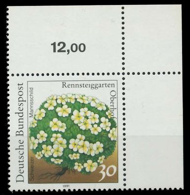 BRD 1991 Nr 1505 postfrisch ECKE-ORE X85D46E