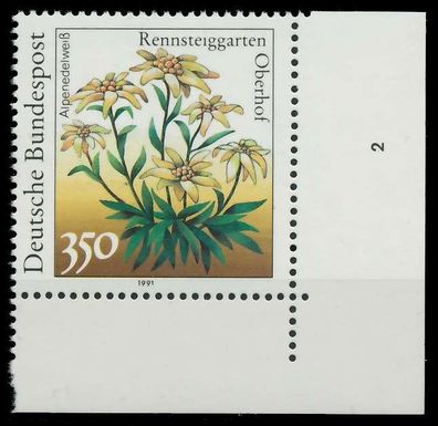 BRD 1991 Nr 1509 postfrisch Formnummer 2 X85D4F2