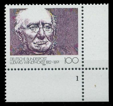 BRD 1991 Nr 1510 postfrisch Formnummer 1 S7633C6