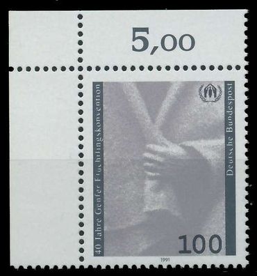 BRD 1991 Nr 1544 postfrisch ECKE-OLI X85D926