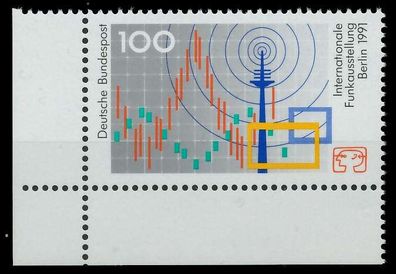 BRD BUND 1991 Nr 1553 postfrisch ECKE-ULI X85DA1E