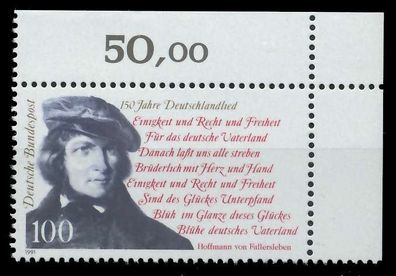BRD 1991 Nr 1555 postfrisch ECKE-ORE X85DA46