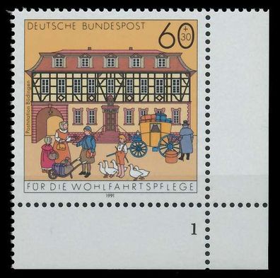 BRD 1991 Nr 1564 postfrisch Formnummer 1 S7661BA