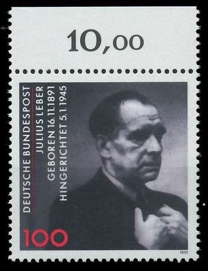 BRD 1991 Nr 1574 postfrisch ORA X85ECBA