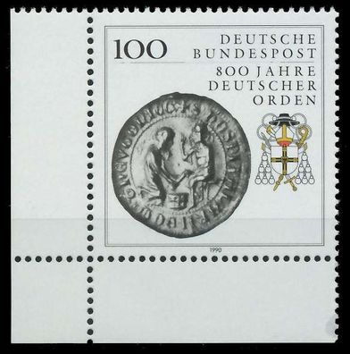 BRD 1990 Nr 1451 postfrisch ECKE-ULI X85EE82