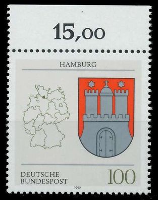 BRD 1992 Nr 1591 postfrisch ORA X85EF9E