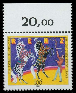 BRD 1992 Nr 1600 postfrisch ORA X85F0CA