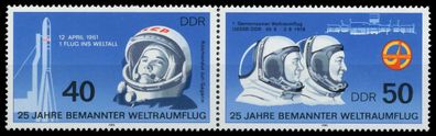 DDR Zusammendruck Nr WZd668 postfrisch WAAGR PAAR SB537DE