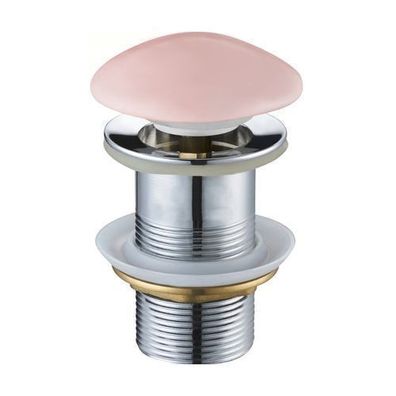 Mexen runder Klick-Klack-Stöpsel, Keramik rosa matt - 79910-44