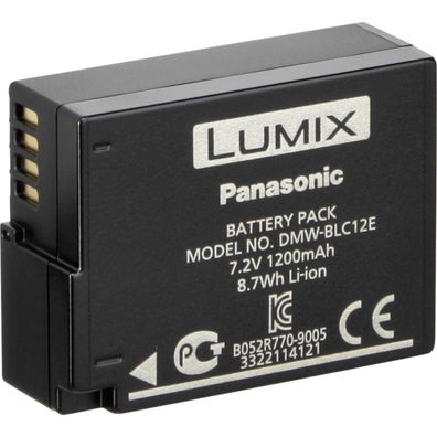 Panasonic DMW-BLC12E - Batterie - Li-Ion - 1200 mAh - für Lumix DMC-FZ2000, FZH1, FZ1