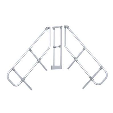 Zarges Handlauf und Plattformgelaender fuer Überstieg 60EUR mit 11 Stufen