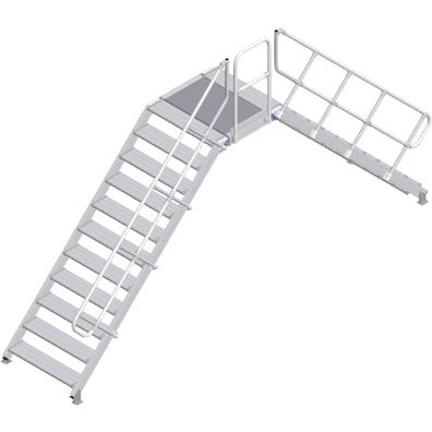 Zarges Überstieg 45EUR 1000mm Stufenbreite 11 Stufen