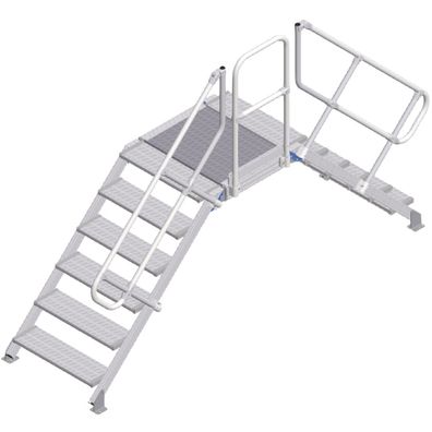 Zarges Überstieg 45EUR 800mm Stufenbreite 6 Stufen