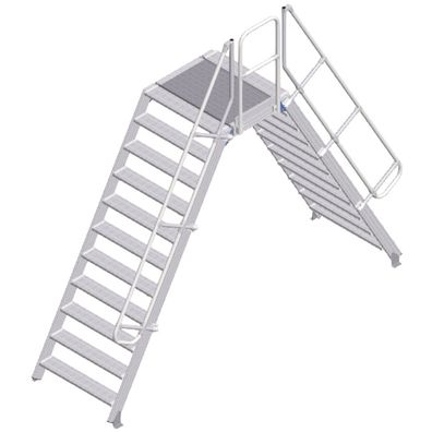 Zarges Überstieg 60EUR 1000mm Stufenbreite 11 Stufen