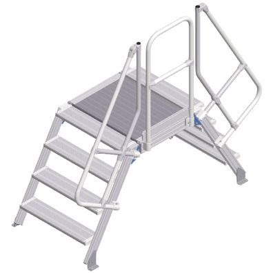 Zarges Überstieg 60EUR 800mm Stufenbreite 4 Stufen