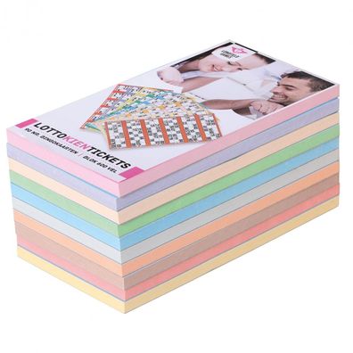 Bingo 1-90 Ersatzblöcke 10 Stück - 600 Bögen