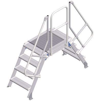 Zarges Überstieg 60EUR 600mm Stufenbreite 4 Stufen