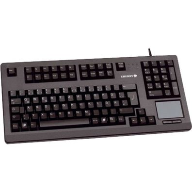 TouchBoard G80-11900 (schwarz, US-Layout, Cherry MX, mit Touchpad)