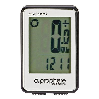 Prophete Fahrradcomputer Pro 7038 mit 20 Funktionen Großes Display Fahrrad Tacho