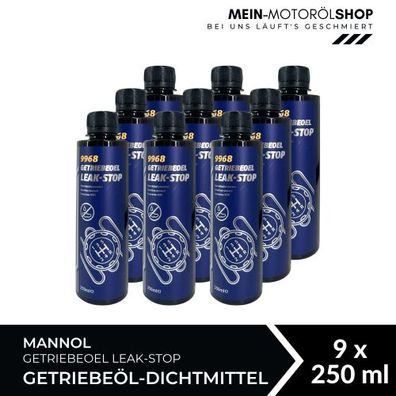 Mannol Getriebeoel Leak-Stop Getriebeöl-Dichtmittel 9x250 ML