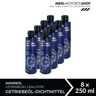 Mannol Getriebeoel Leak-Stop Getriebeöl-Dichtmittel 8x250 ML