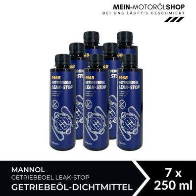 Mannol Getriebeoel Leak-Stop Getriebeöl-Dichtmittel 7x250 ML