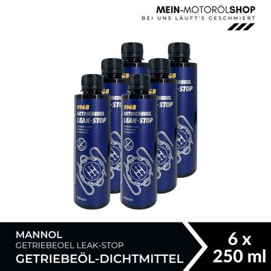 Mannol Getriebeoel Leak-Stop Getriebeöl-Dichtmittel 6x250 ML