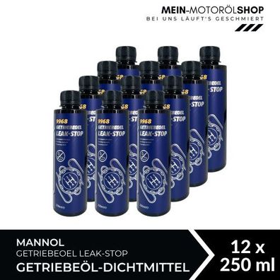 Mannol Getriebeoel Leak-Stop Getriebeöl-Dichtmittel 12x250 ML