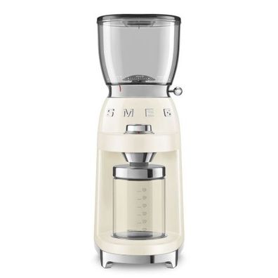 Gebraucht - Wie Neu: SMEG Kaffeemühle CGF11CR creme 50's Style