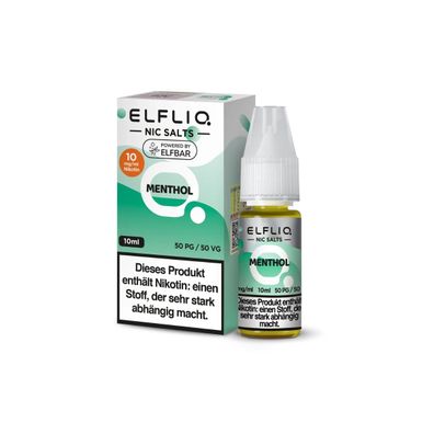 ELFLIQ Menthol Nikotinsalz Liquid 10 ml