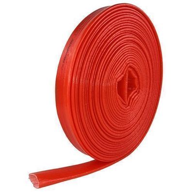 Scorprotect® PE-Isolierschutzschlauch mit Riffelschaum 20 m Rolle rot 4 mm
